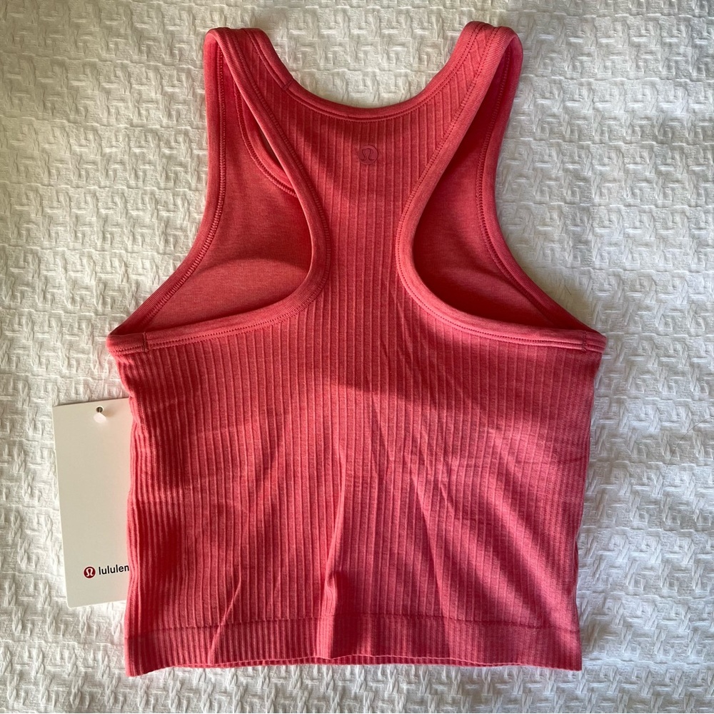 lululemon Ebb to Street Ribbed Crop Tank Tops (2) - Picture 8 of 9